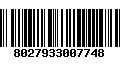 Código de Barras 8027933007748