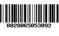 Código de Barras 8028065053092