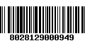 Código de Barras 8028129000949