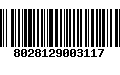 Código de Barras 8028129003117