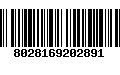 Código de Barras 8028169202891