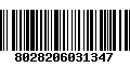 Código de Barras 8028206031347