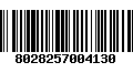 Código de Barras 8028257004130