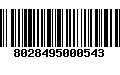 Código de Barras 8028495000543