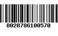 Código de Barras 8028786100570