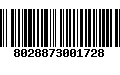 Código de Barras 8028873001728