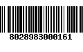 Código de Barras 8028983000161