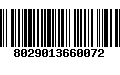 Código de Barras 8029013660072