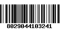 Código de Barras 8029044103241