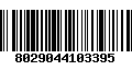 Código de Barras 8029044103395
