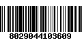 Código de Barras 8029044103609