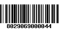 Código de Barras 8029069000044