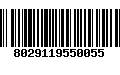 Código de Barras 8029119550055