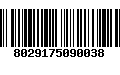 Código de Barras 8029175090038