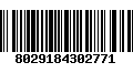 Código de Barras 8029184302771