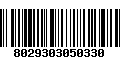 Código de Barras 8029303050330