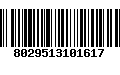 Código de Barras 8029513101617