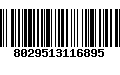 Código de Barras 8029513116895