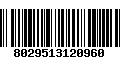 Código de Barras 8029513120960