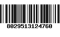 Código de Barras 8029513124760