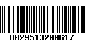 Código de Barras 8029513200617