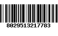 Código de Barras 8029513217783