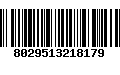 Código de Barras 8029513218179