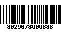 Código de Barras 8029678000886