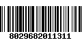 Código de Barras 8029682011311