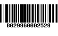 Código de Barras 8029960002529