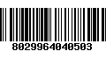 Código de Barras 8029964040503