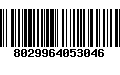 Código de Barras 8029964053046