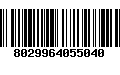 Código de Barras 8029964055040