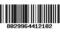 Código de Barras 8029964412102