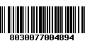 Código de Barras 8030077004894