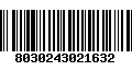 Código de Barras 8030243021632