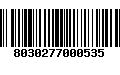 Código de Barras 8030277000535