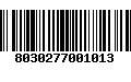 Código de Barras 8030277001013