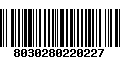 Código de Barras 8030280220227