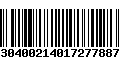 Código de Barras 803040021401727788740