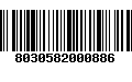 Código de Barras 8030582000886