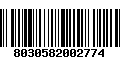 Código de Barras 8030582002774