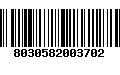 Código de Barras 8030582003702