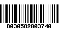 Código de Barras 8030582003740