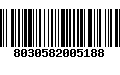 Código de Barras 8030582005188