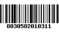 Código de Barras 8030582010311