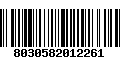 Código de Barras 8030582012261