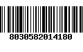 Código de Barras 8030582014180