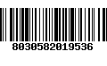 Código de Barras 8030582019536