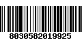 Código de Barras 8030582019925